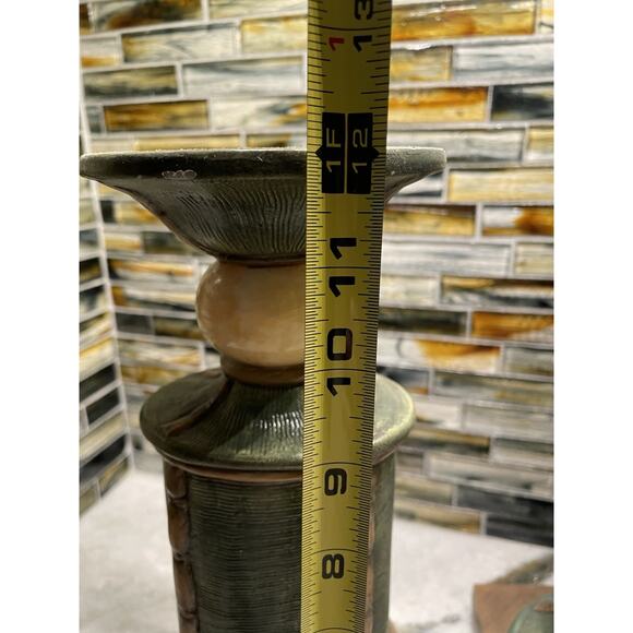 Pacific Coast Lighting Ceramic And Marble Candle Holders Pillars Candlesticks - Picture 6 of 11